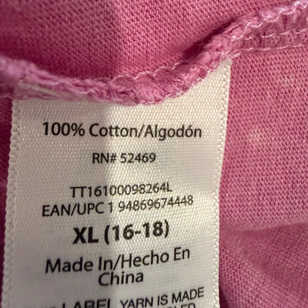 Time and Tru Women’s Mineral Wash Pink Tee Dress - Picture 7 of 10